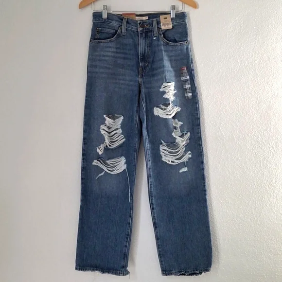 📢SALE Levi's 94 Baggy Jeans NWT Sz 25 - Picture 3 of 16